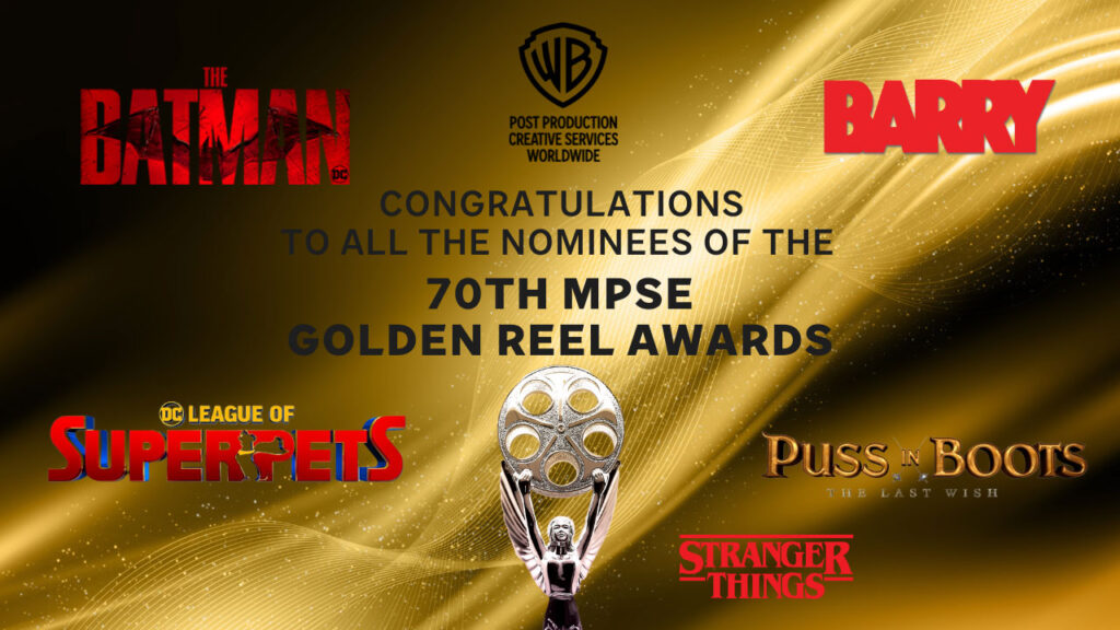 Congratulations to Our 70th MPSE Golden Reel Awards Nominees