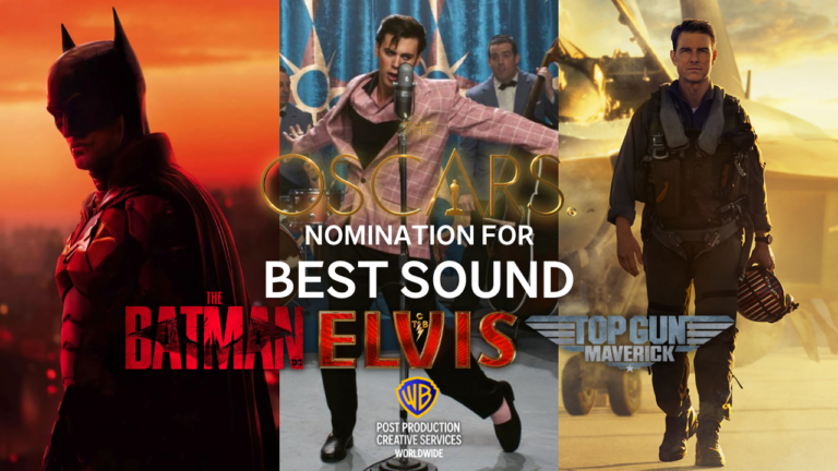 Congratulations to Our Sound Talent For Their Academy Award Nominations for Best Sound